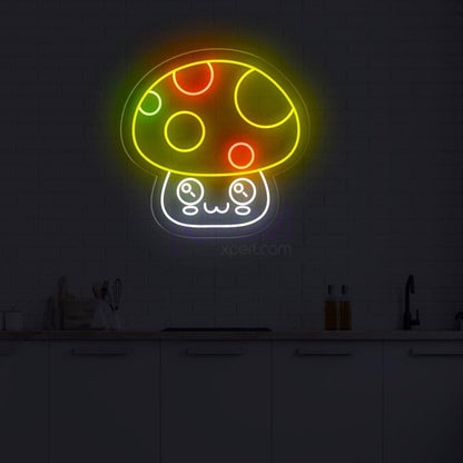 Cat Mushroom Neon Sign For Cat Enthusiasts | Shineneon
