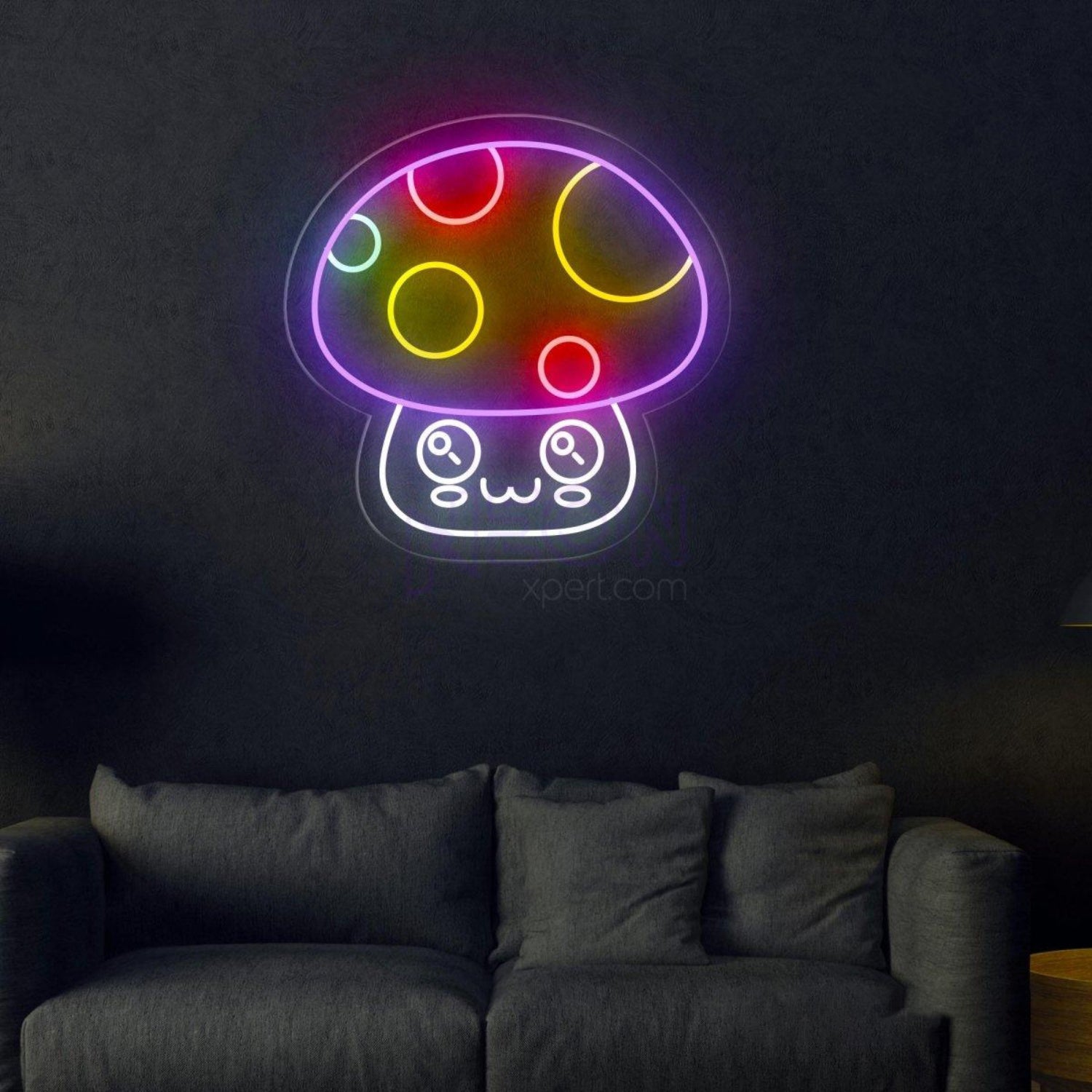 Cat Mushroom Neon Sign For Cat Enthusiasts | Shineneon