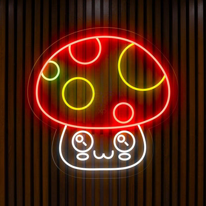 Cat Mushroom Neon Sign For Cat Enthusiasts | Shineneon