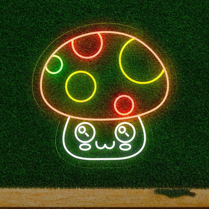 Cat Mushroom Neon Sign For Cat Enthusiasts | Shineneon