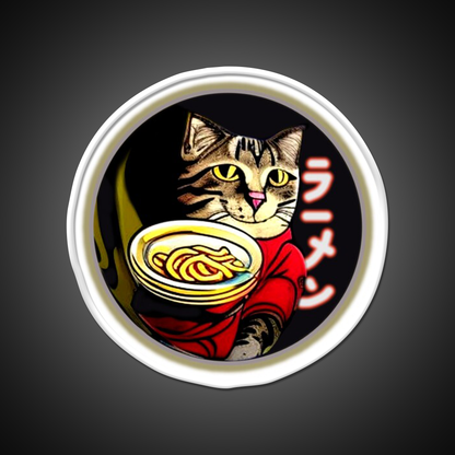Cat Ramen Asian Cultural Led Neon Sign Rgb Color - LED neon sign view 11