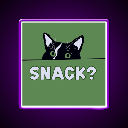 Cat Snack Food Led Neon Sign Rgb Color - Shineneon