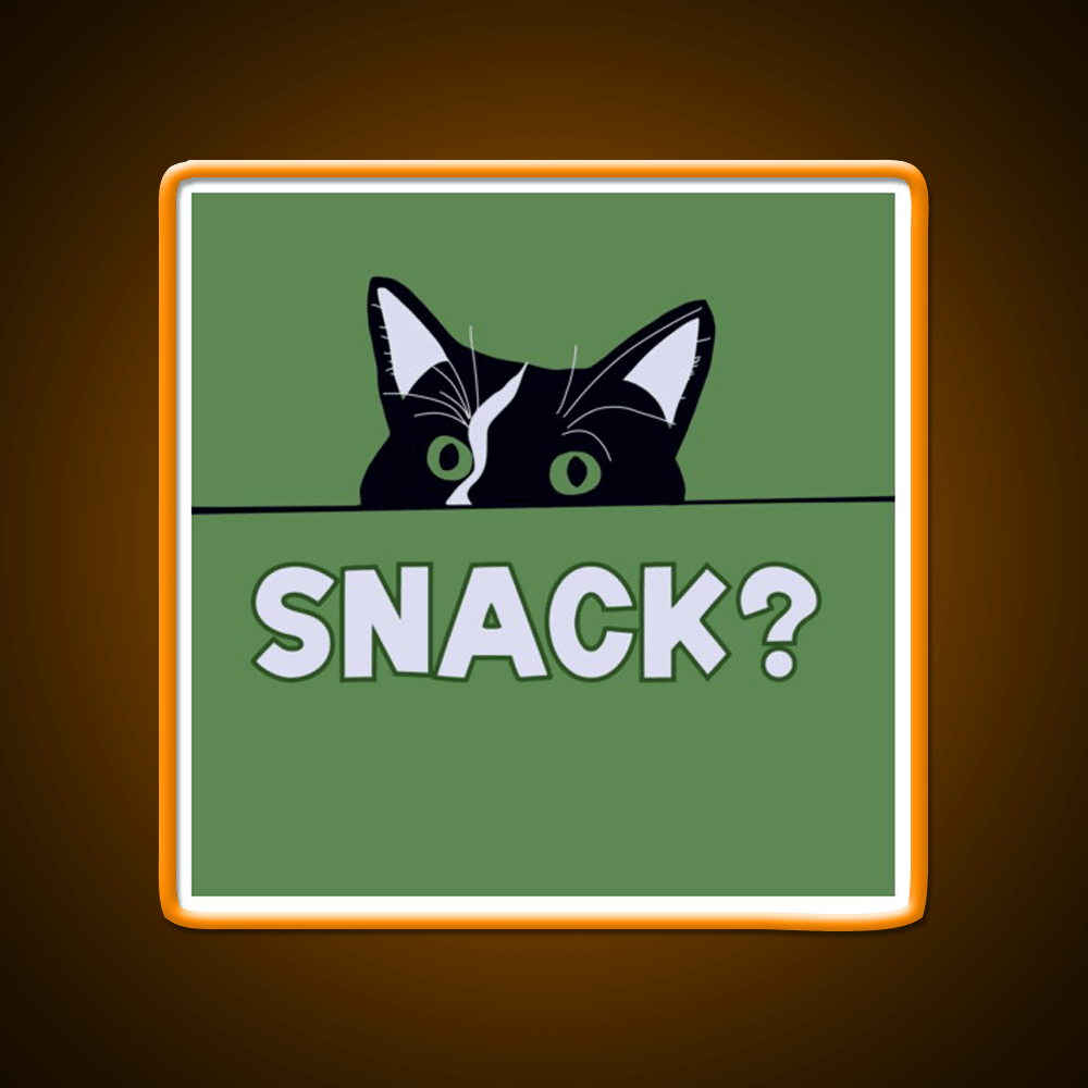 Cat Snack Food Led Neon Sign Rgb Color - Shineneon