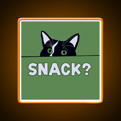 Cat Snack Food Led Neon Sign Rgb Color - Shineneon