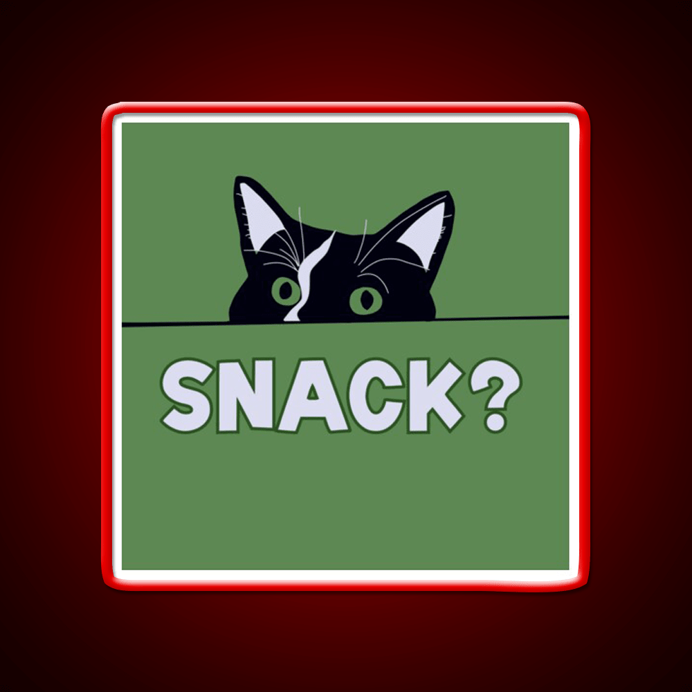 Cat Snack Food Led Neon Sign Rgb Color - Shineneon
