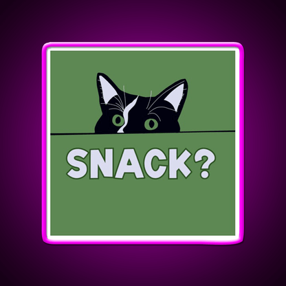 Cat Snack Food Led Neon Sign Rgb Color - Shineneon