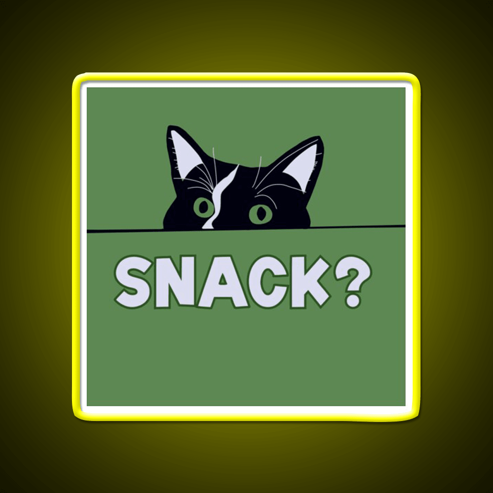 Cat Snack Food Led Neon Sign Rgb Color - Shineneon
