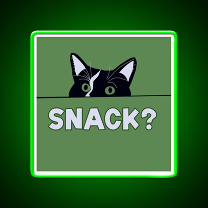 Cat Snack Food Led Neon Sign Rgb Color - Shineneon