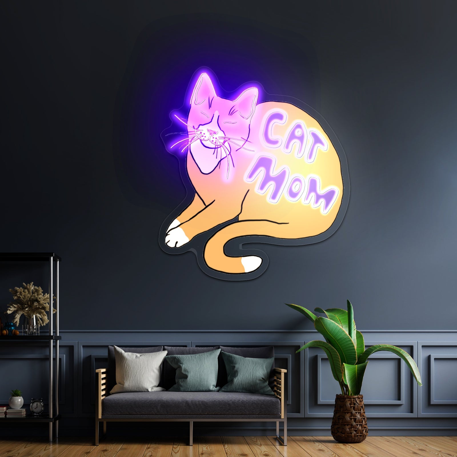 Cat Tea Funny Led Neon Signs - Shineneon