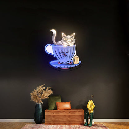 Cat Unicorn Flying Led Neon Sign Light Custom Led Signs - Shineneon