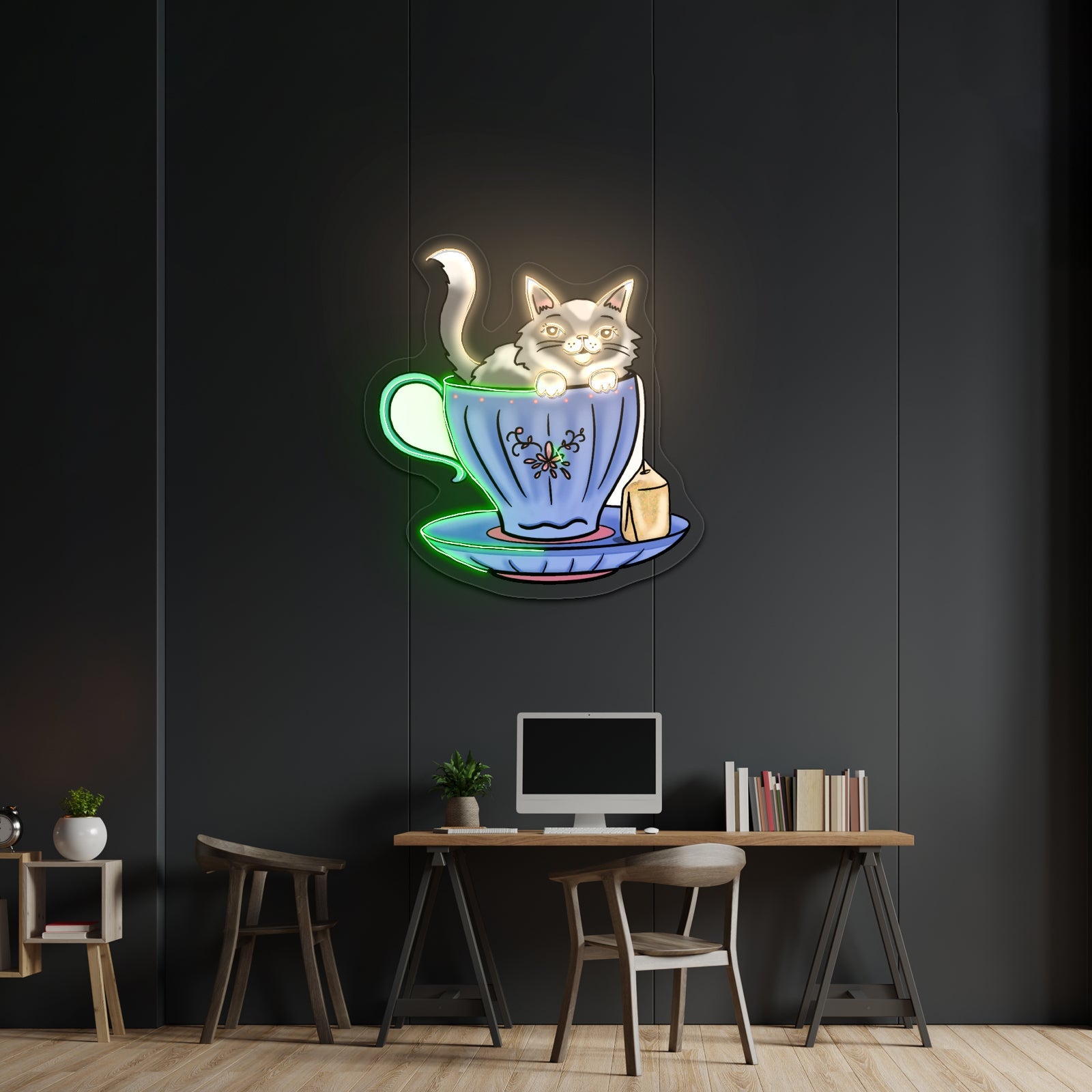 Cat Unicorn Flying Led Neon Sign Light Custom Led Signs - Shineneon
