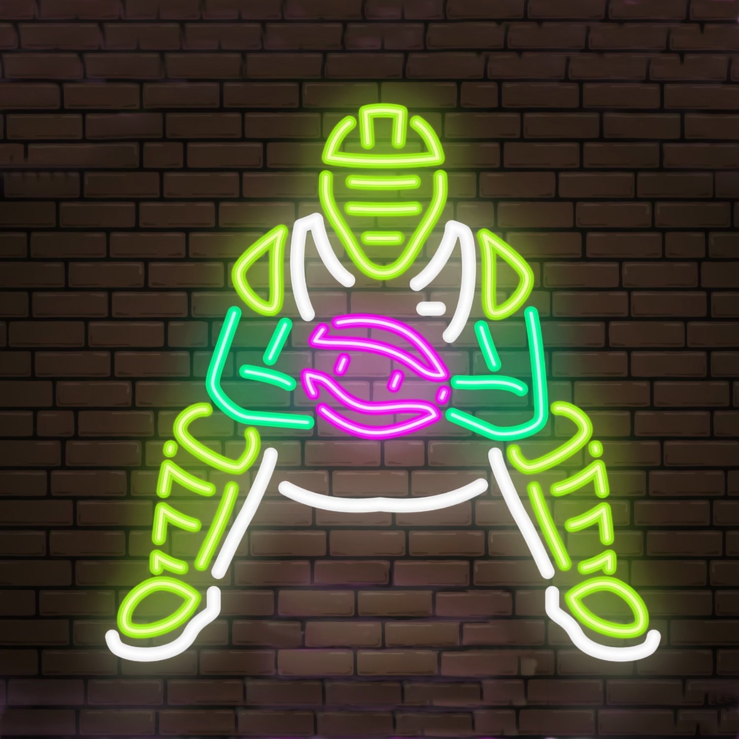 Catch The Spirit American Football Home Led Neon Sign | Shineneon