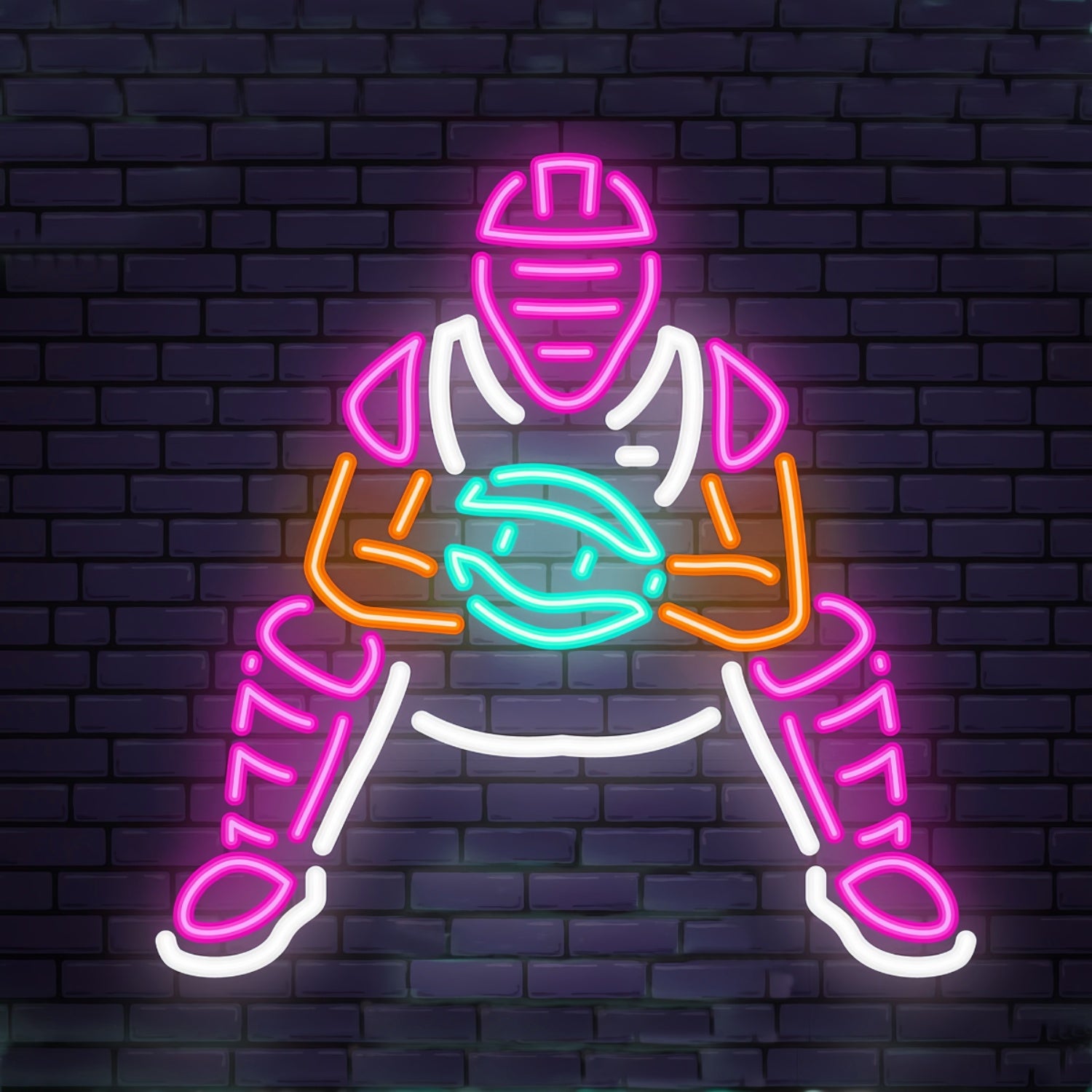 Catch The Spirit American Football Home Led Neon Sign | Shineneon