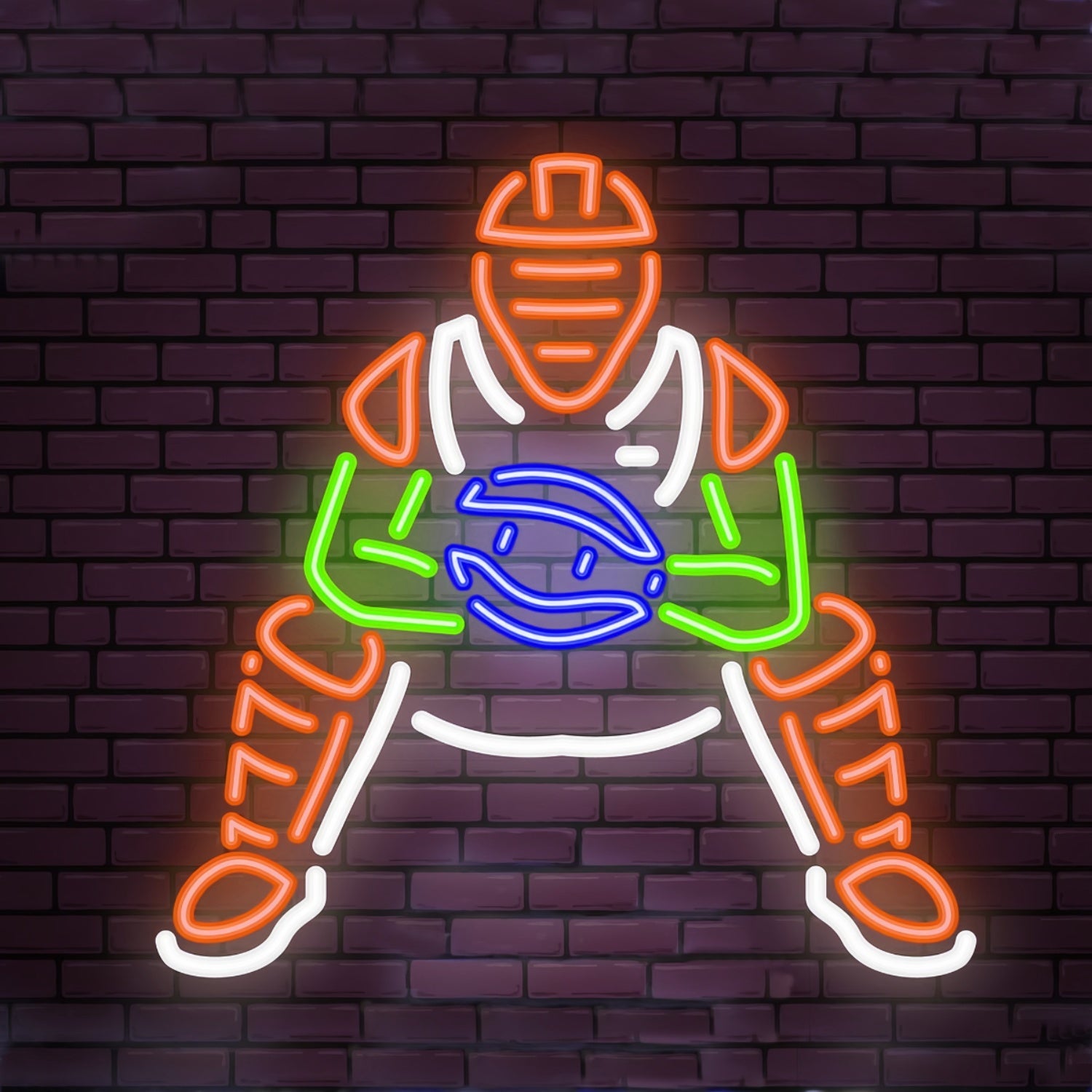 Catch The Spirit American Football Home Led Neon Sign - Shineneon