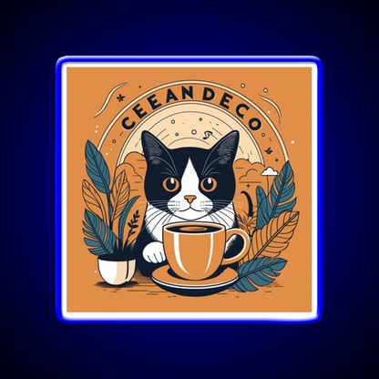 Catnip Over Breakfast Cafe Led Neon Sign Espresso Bar Art Rgb Color