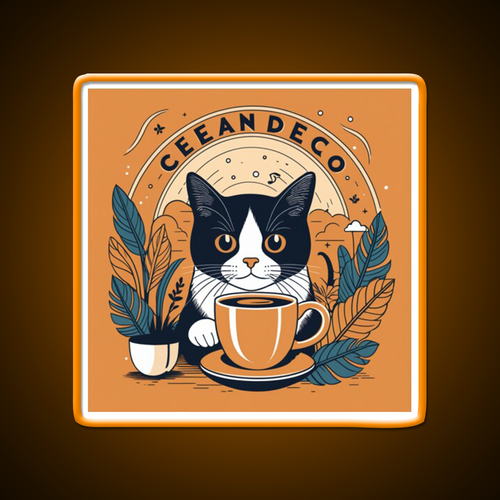 Catnip Over Breakfast Cafe Led Neon Sign Espresso Bar Art Rgb Color