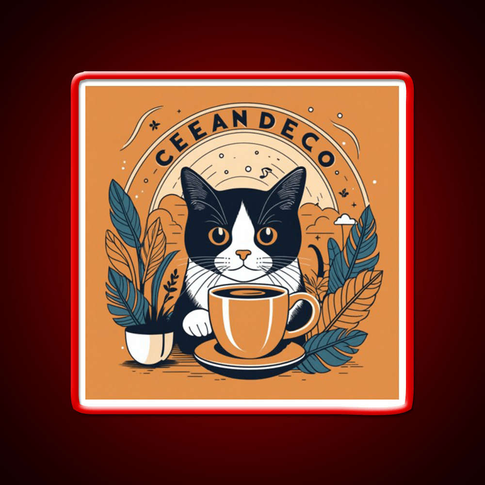 Catnip Over Breakfast Cafe Led Neon Sign Espresso Bar Art Rgb Color - Shineneon
