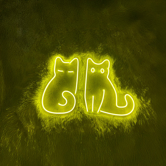 Cats Led Sign