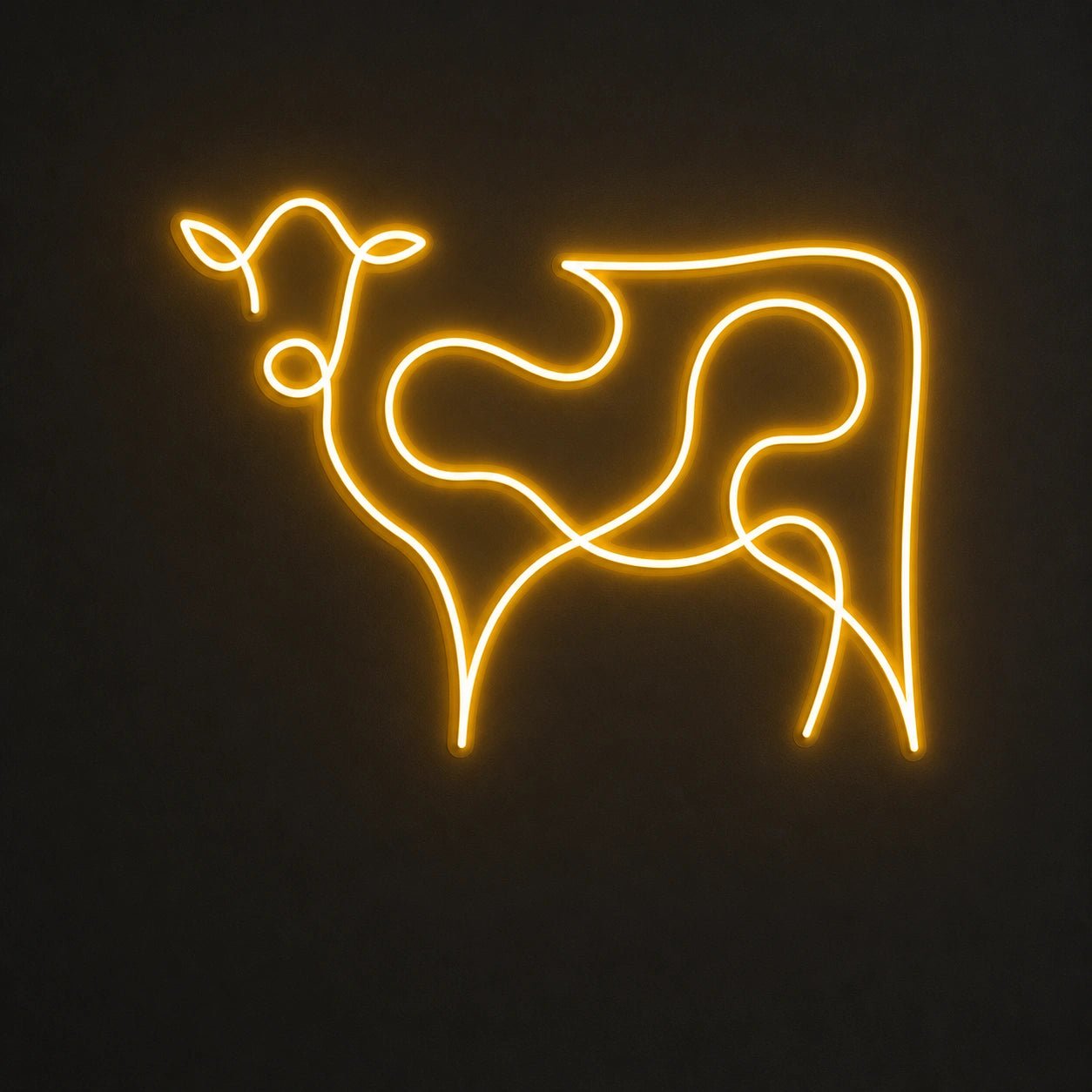 Cattle Cow Head Vintage LED Neon Sign - Shineneon