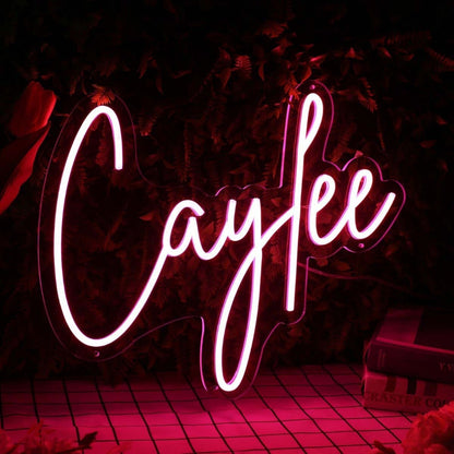 Caylee Red Led Neon Sign - Shineneon