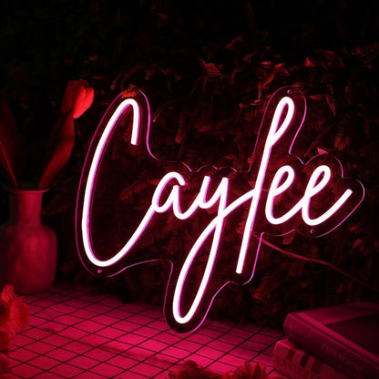 Caylee Red Led Neon Sign - Shineneon