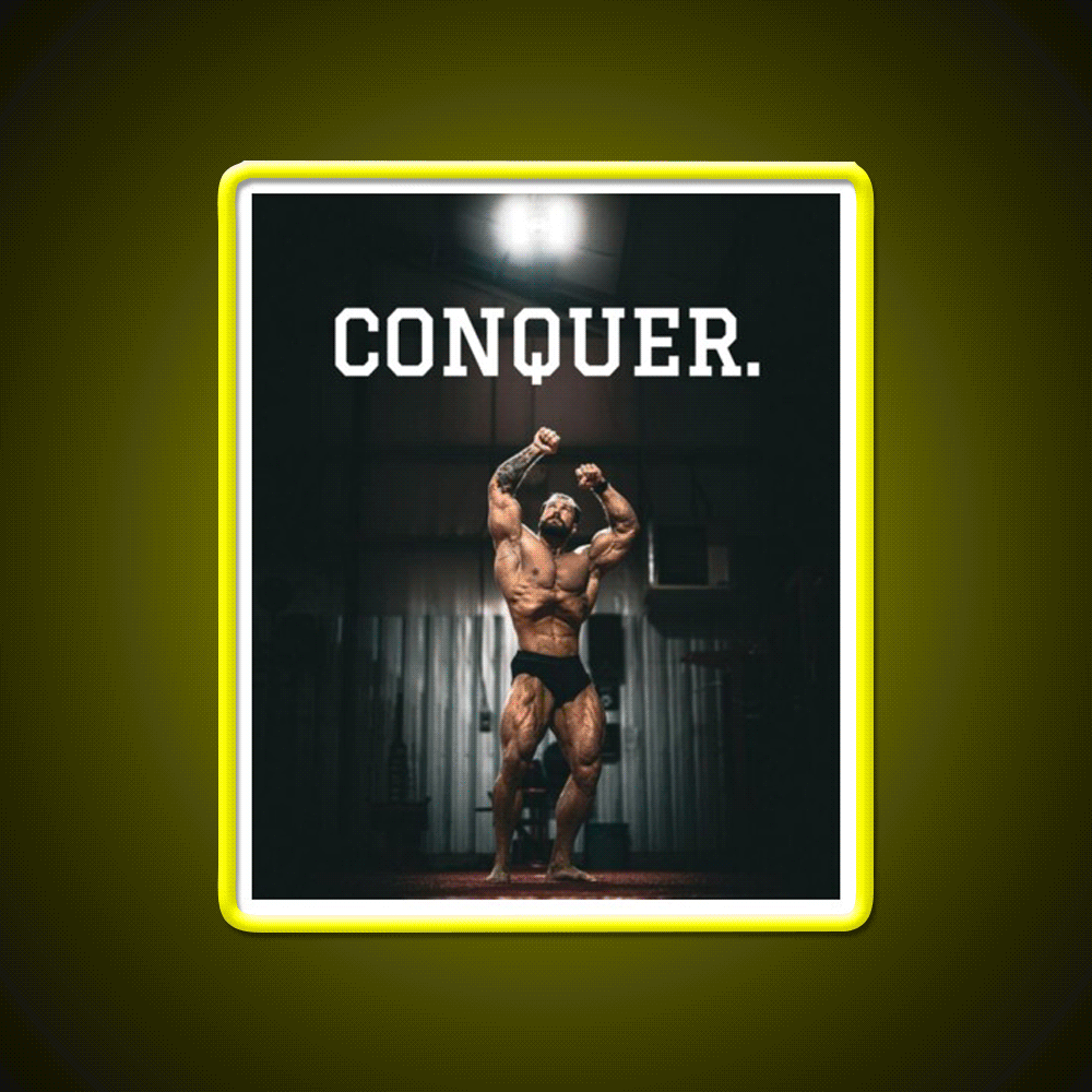 Cbum Bodybuilding Legend Gym Fitness Led Neon Sign Gym Room Sign Rgb Color - Custom LED neon sign front view