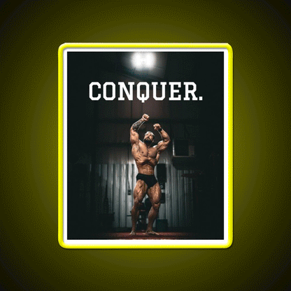 Cbum Bodybuilding Legend Gym Fitness Led Neon Sign Gym Room Sign Rgb Color - Custom LED neon sign front view
