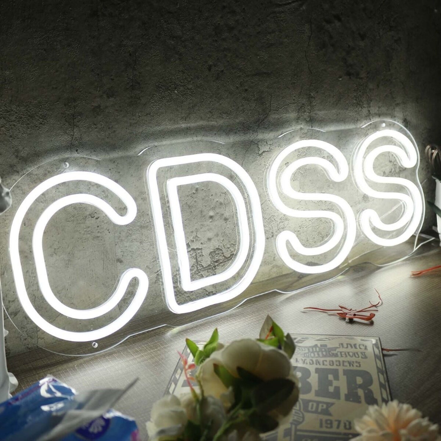 Cdss White Led Neon Sign - Shineneon