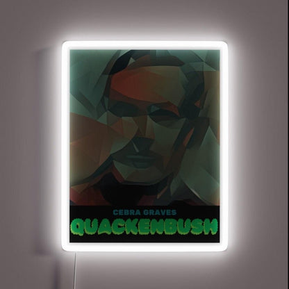 Cebra Graves Quackenbush Art Deco Rgb Led Neon Sign - Shineneon