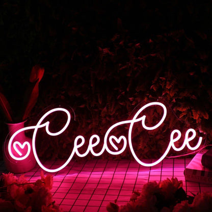Cee Cee Red Led Neon Sign - Shineneon