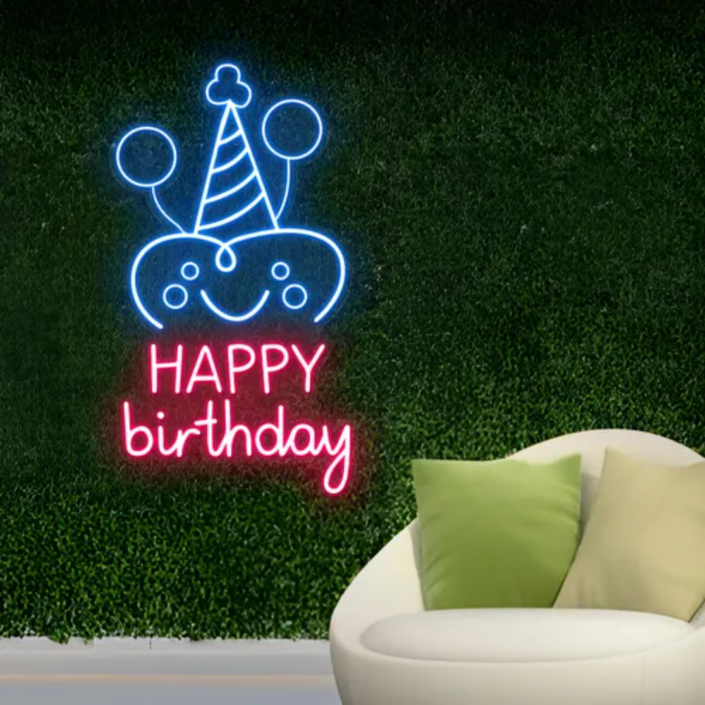 Celebrate Happy Birthday Led Neon Sign | Shineneon