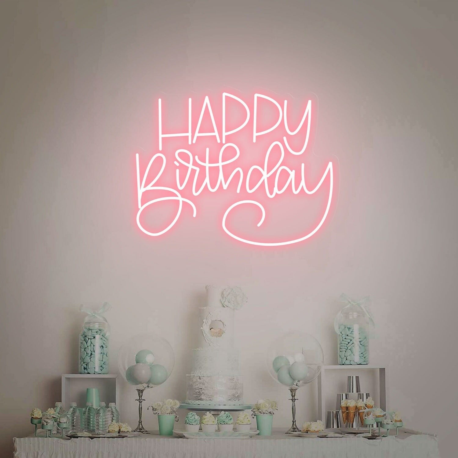Celebrate In Style Happy Birthday Led Neon Sign | Shineneon