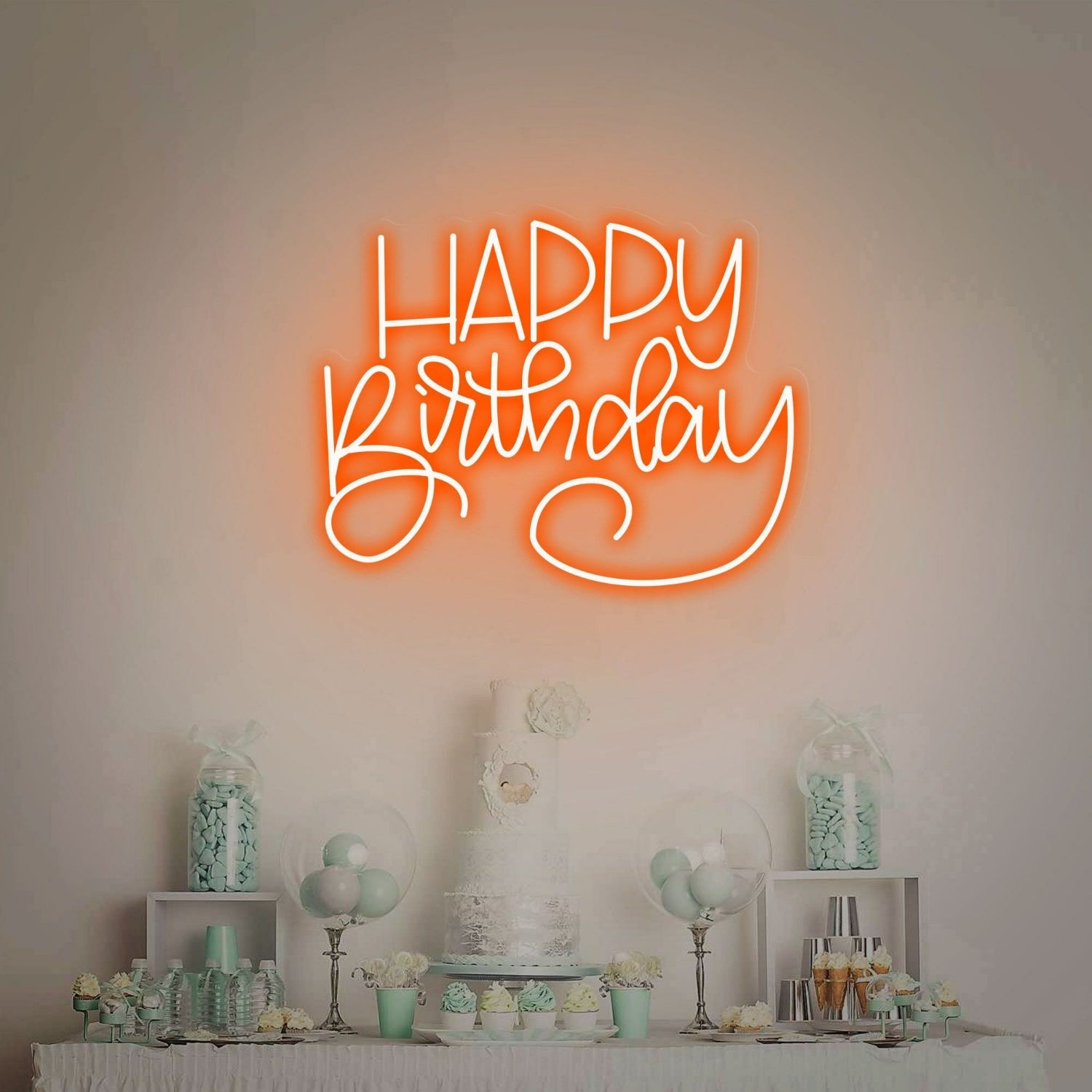Celebrate In Style Happy Birthday Led Neon Sign | Shineneon