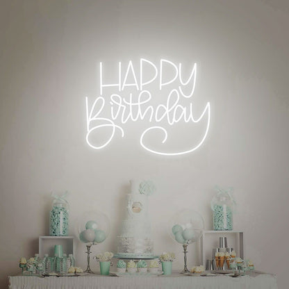 Celebrate In Style Happy Birthday Led Neon Sign | Shineneon
