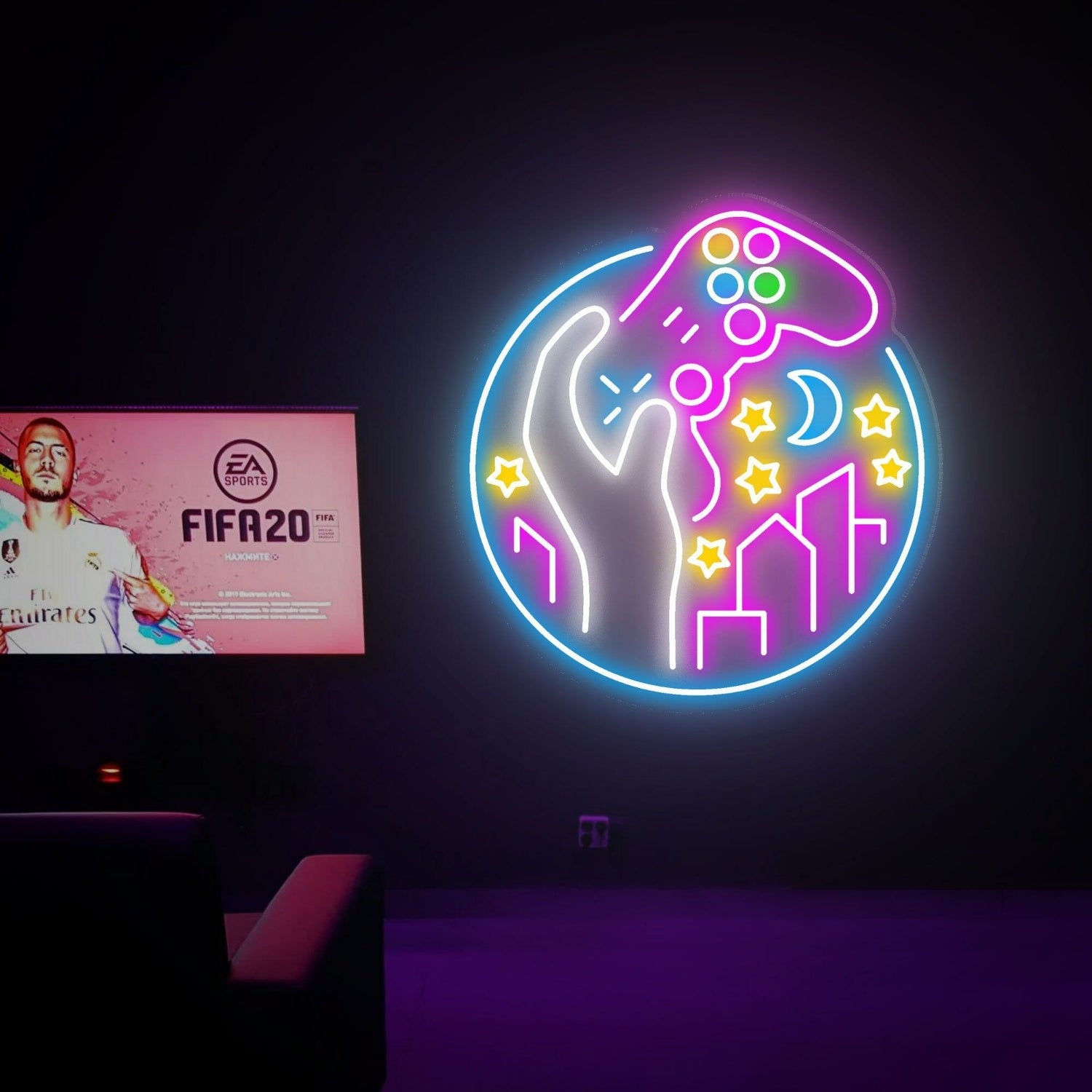 Celebrate In Style With Game Room Wall Decorations | Shineneon