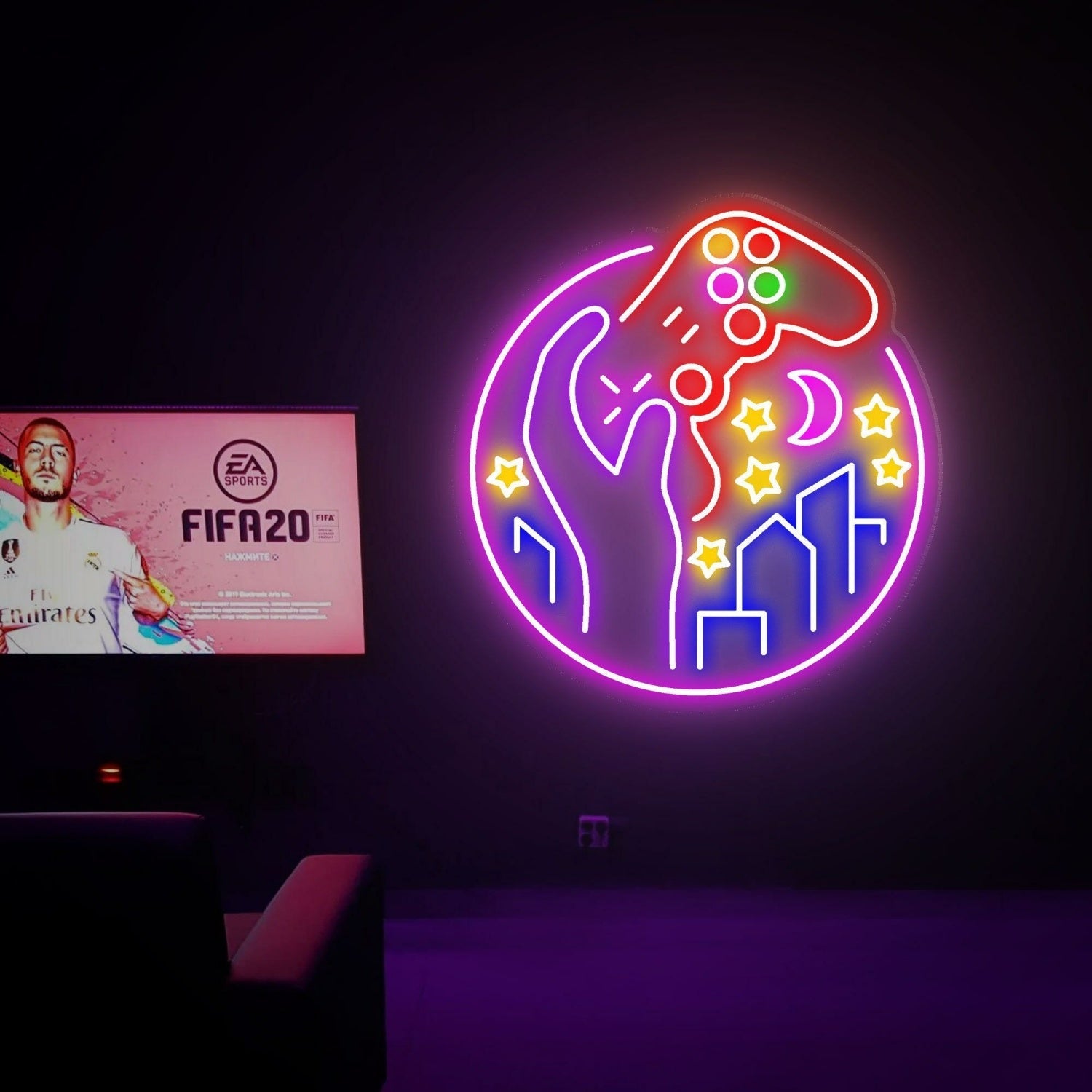 Celebrate In Style With Game Room Wall Decorations - Shineneon