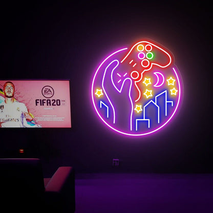 Celebrate In Style With Game Room Wall Decorations - Shineneon