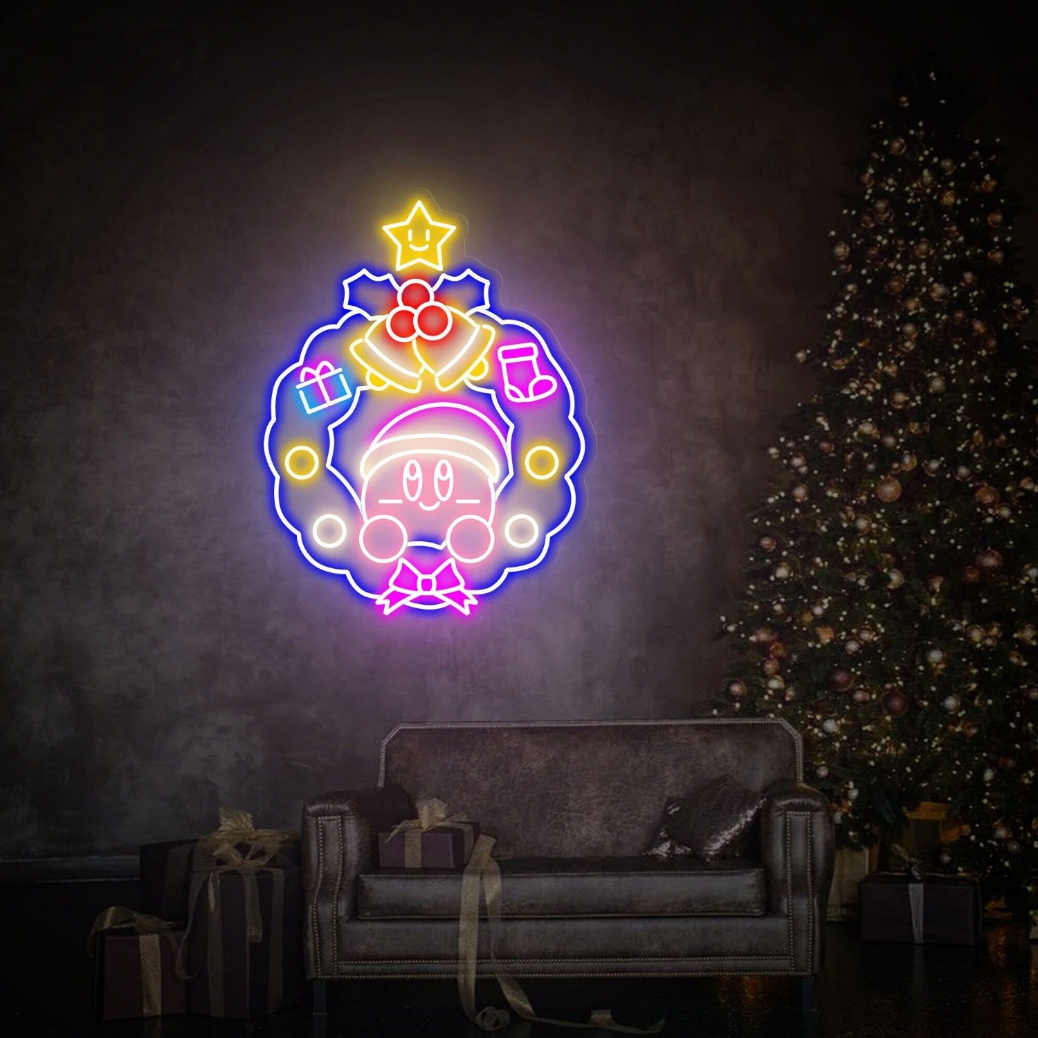 Celebrations And Game Nights Christmas Decor Led Neon Wall Art | Shineneon