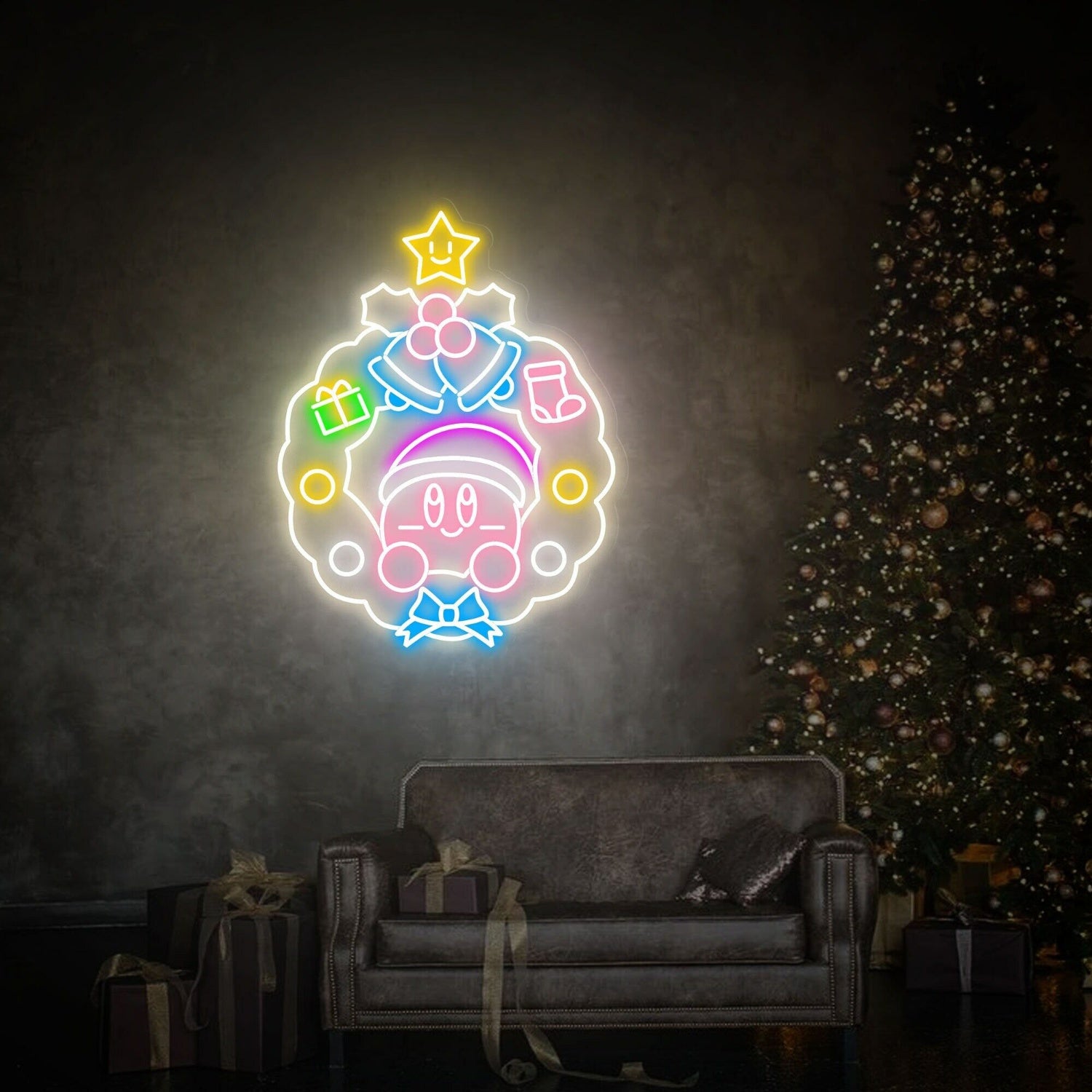 Celebrations And Game Nights Christmas Decor Led Neon Wall Art | Shineneon