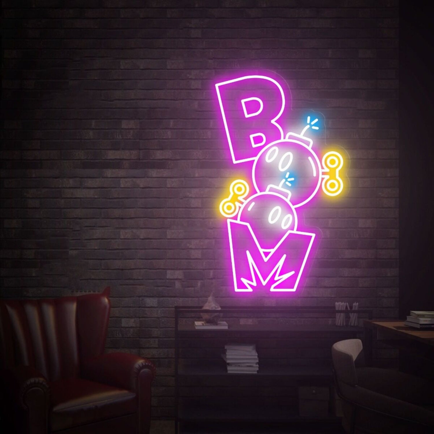 Celebrations And Spaces Boom Led Neon Sign | Shineneon