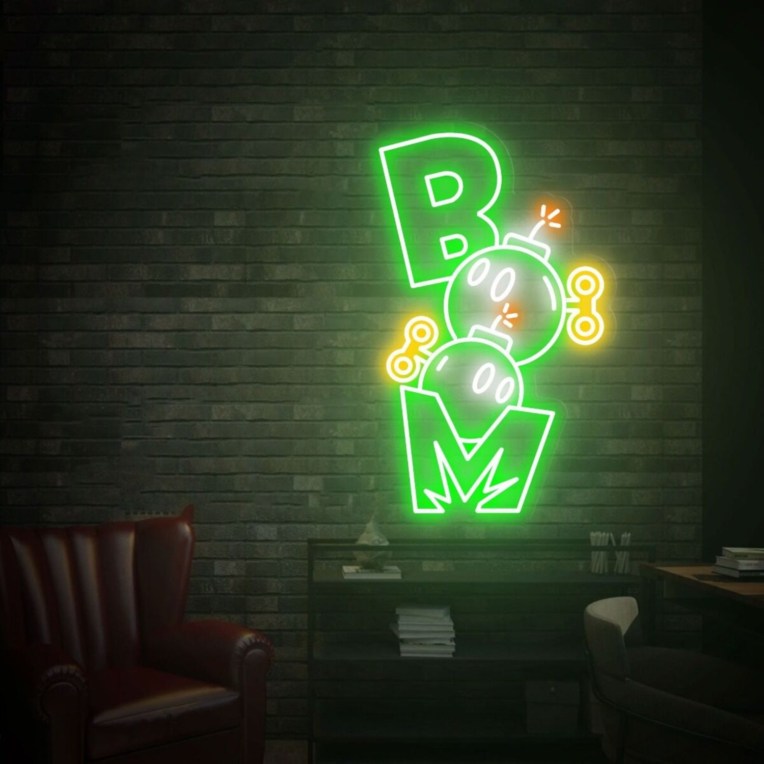 Celebrations And Spaces Boom Led Neon Sign | Shineneon