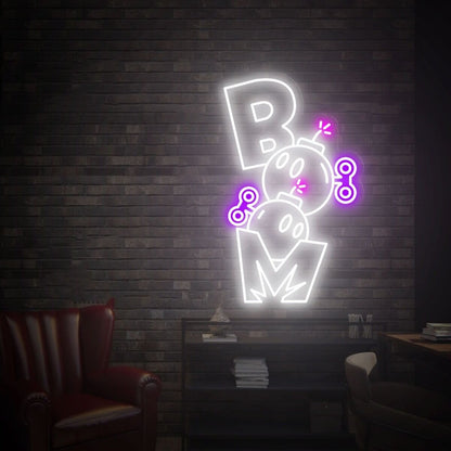 Celebrations And Spaces Boom Led Neon Sign | Shineneon