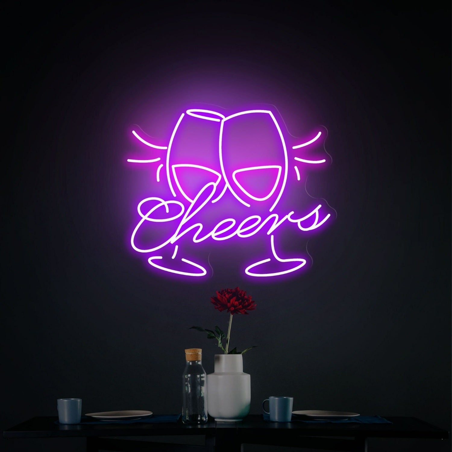 Celebrations Cheers Led Neon Sign Light Kids Rooms Decor - Shineneon
