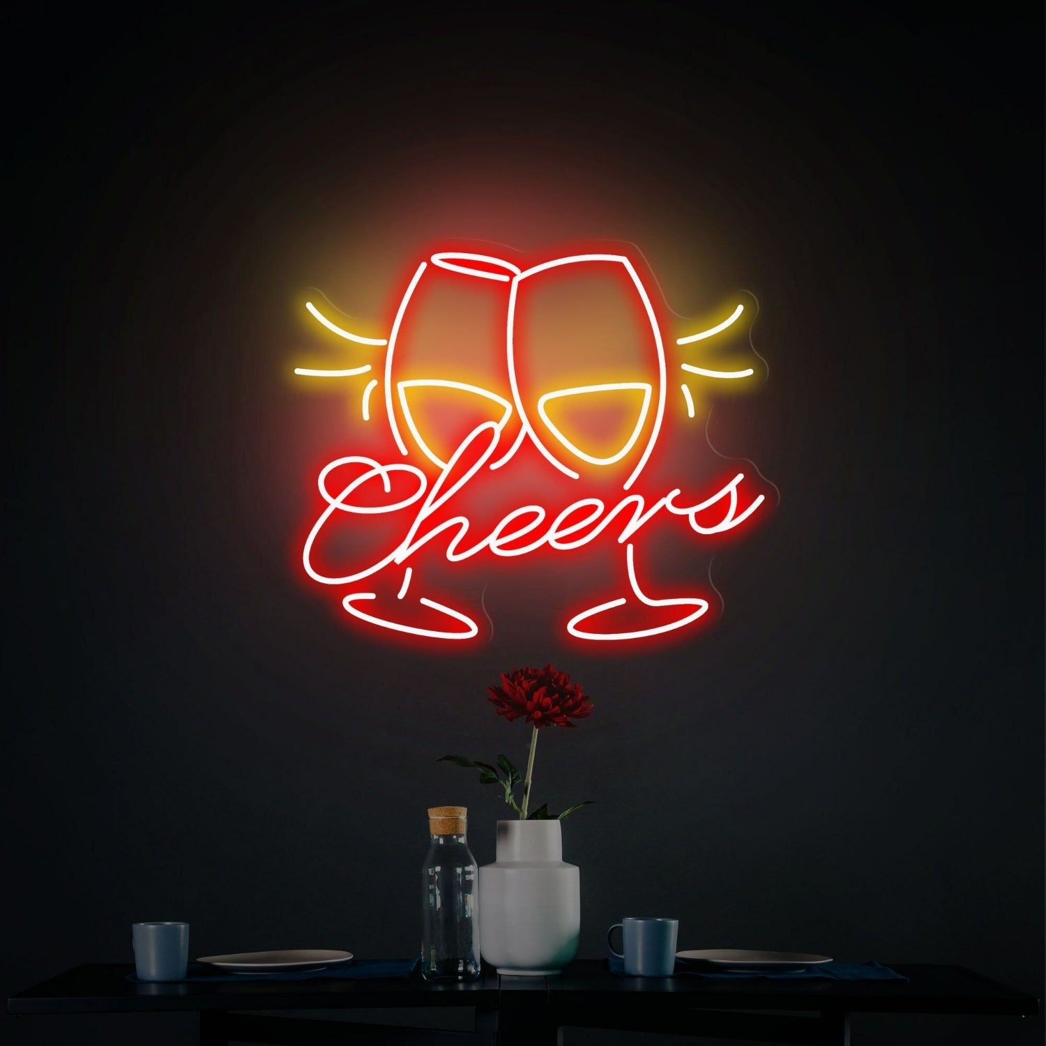 Celebrations Cheers Led Neon Sign Light Kids Rooms Decor - Shineneon
