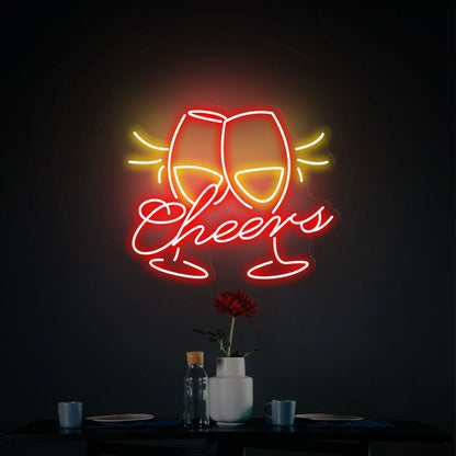 Celebrations Cheers Led Neon Sign Light Kids Rooms Decor - Shineneon