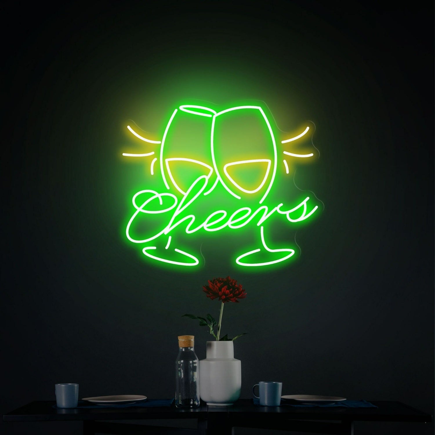 Celebrations Cheers Led Neon Sign Light Kids Rooms Decor - Shineneon