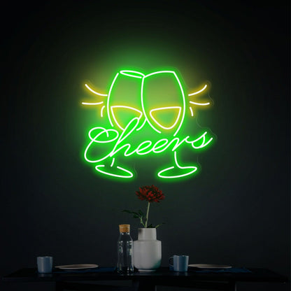 Celebrations Cheers Led Neon Sign Light Kids Rooms Decor - Shineneon