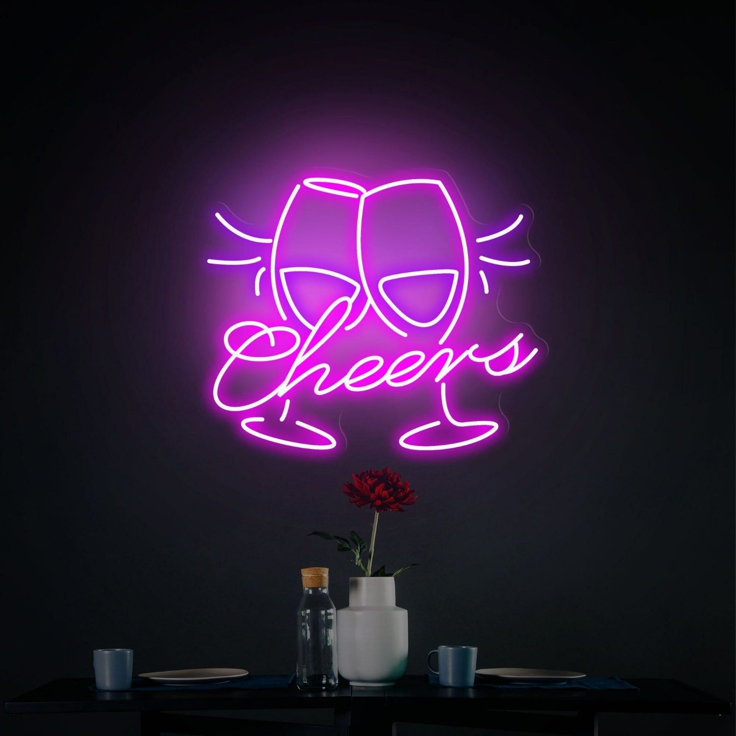 Celebrations Cheers Led Neon Sign Light Kids Rooms Decor - Shineneon