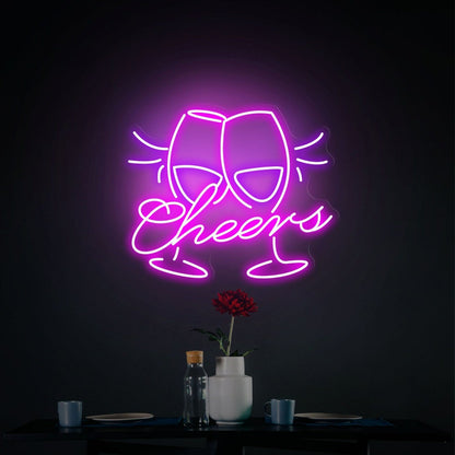 Celebrations Cheers Led Neon Sign Light Kids Rooms Decor - Shineneon