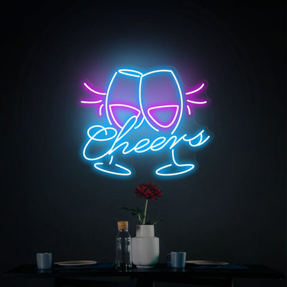 Celebrations Cheers Led Neon Sign Light Kids Rooms Decor - Shineneon